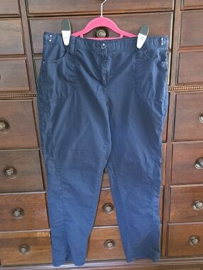 Chico's Utility Pants Size 2.5/16 Royal Blue